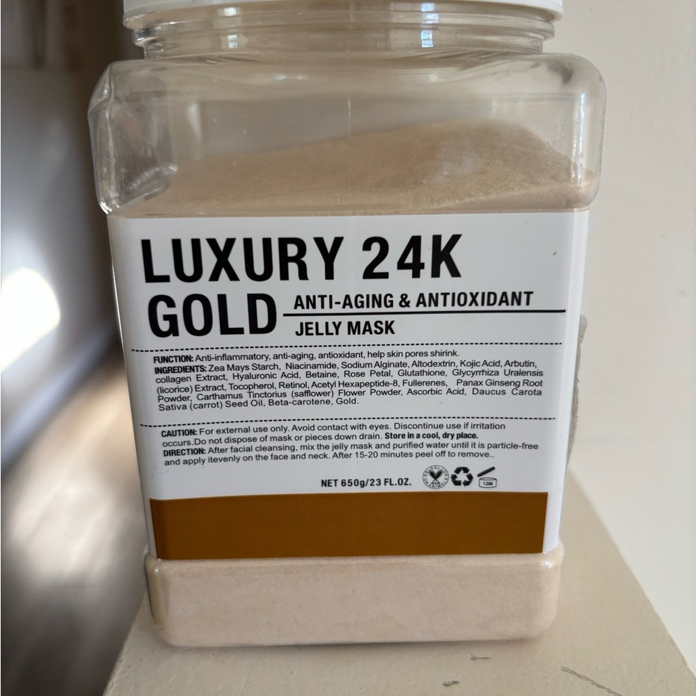 Luxury 24K Gold Jelly Mask